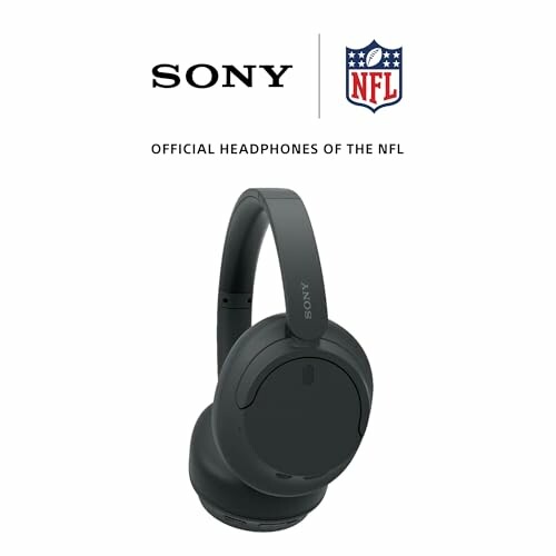 Sony headphones with NFL logo, official headphones of the NFL